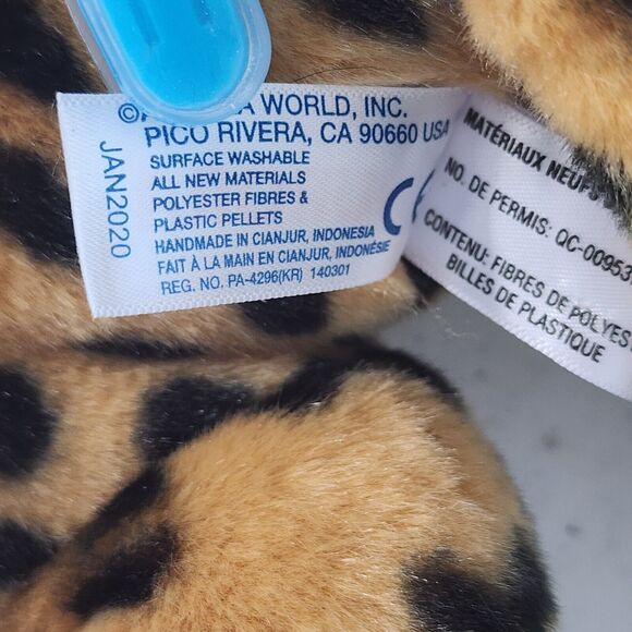 Aurora Cheetah Flopsie Plush Stuffed Animal Toy 12 Inches - Picture 7 of 10